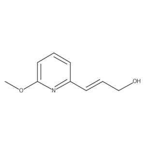 3-(6-Methoxypyridin-2-yl)prop-2-en-1-ol结构式