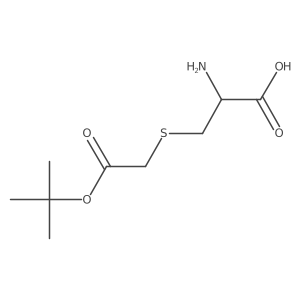 (2R)-2-amino-3-{[2-(tert-butoxy)-2-oxoethyl]sulfanyl}propanoic acid结构式