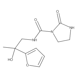 N-(2-(furan-2-yl)-2-hydroxypropyl)-2-oxoimidazolidine-1-carboxamide Structure