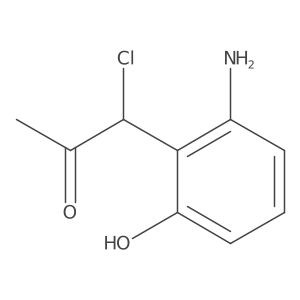 1-(2-Amino-6-hydroxyphenyl)-1-chloropropan-2-one结构式