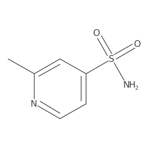 2-Methylpyridine-4-sulfonamide结构式
