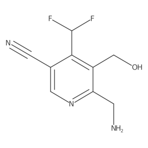 2-(Aminomethyl)-5-cyano-4-(difluoromethyl)pyridine-3-methanol Structure