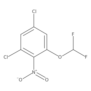 1,5-Dichloro-3-difluoromethoxy-2-nitrobenzene结构式