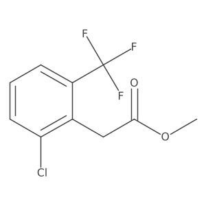 Methyl 2-chloro-6-(trifluoromethyl)phenylacetate Structure