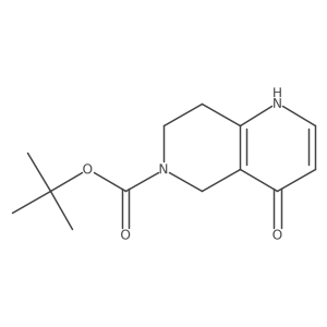 tert-Butyl 4-hydroxy-7,8-dihydro-1,6-naphthyridine-6(5H)-carboxylate Structure