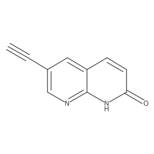 6-Ethynyl-1,8-naphthyridin-2(1H)-one Structure