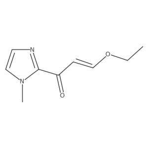 3-ethoxy-1-(1-methyl-1H-imidazol-2-yl)prop-2-en-1-one结构式