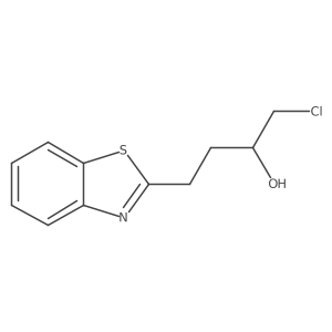 4-(1,3-Benzothiazol-2-yl)-1-chlorobutan-2-ol结构式