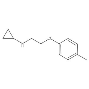 N-(2-(4-Methylphenyloxy)-ethyl)-cyclopropylamin Structure