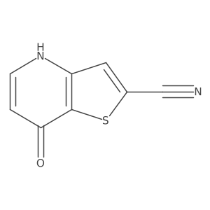 7-Hydroxythieno[3,2-b]pyridine-2-carbonitrile Structure