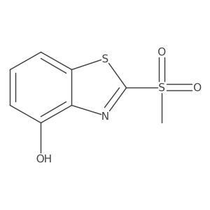 2-(Methylsulfonyl)benzo[d]thiazol-4-ol Structure