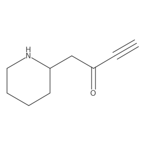 1-(Piperidin-2-yl)but-3-yn-2-one Structure