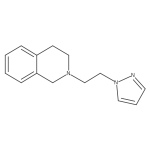 2-(2-(1H-pyrazol-1-yl)ethyl)-1,2,3,4-tetrahydroisoquinoline Structure