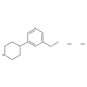 1-(5-Methoxypyridin-3-yl)piperazine dihydrochloride Structure