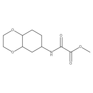 Methyl [(octahydro-1,4-benzodioxin-6-yl)carbamoyl]formate Structure