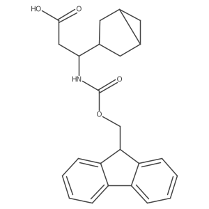 (3S)-3-{bicyclo[3.1.0]hexan-3-yl}-3-({[(9H-fluoren-9-yl)methoxy]carbonyl}amino)propanoic acid Structure