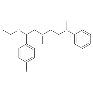 N1-[2-Ethoxy-2-(4-fluorophenyl)ethyl]-N1,N2-dimethyl-N2-phenyl-1,2-ethanediamine结构式