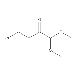 4-Amino-1,1-dimethoxybutan-2-one Structure