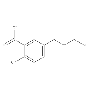 3-(4-Chloro-3-nitrophenyl)propane-1-thiol Structure