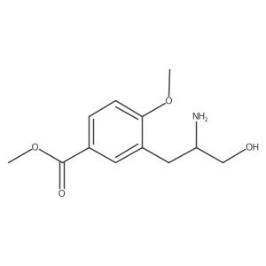Methyl 3-(2-amino-3-hydroxypropyl)-4-methoxybenzoate Structure