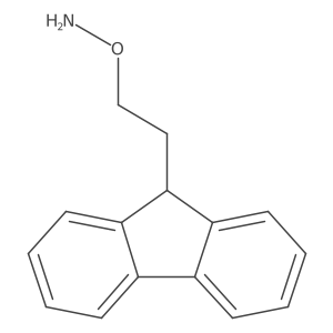 O-[2-(9H-fluoren-9-yl)ethyl]hydroxylamine结构式