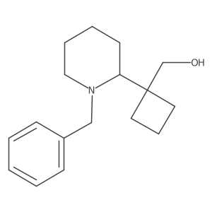 [1-(1-Benzylpiperidin-2-yl)cyclobutyl]methanol结构式