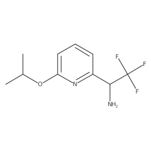 2,2,2-Trifluoro-1-[6-(propan-2-yloxy)pyridin-2-yl]ethan-1-amine Structure