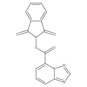 1,3-dioxo-2,3-dihydro-1H-isoindol-2-yl [1,2,4]triazolo[1,5-a]pyridine-5-carboxylate Structure