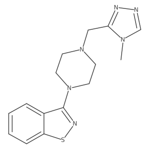 3-{4-[(4-methyl-4H-1,2,4-triazol-3-yl)methyl]piperazin-1-yl}-1,2-benzothiazole Structure