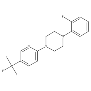 1-(2-Fluorophenyl)-4-[5-(trifluoromethyl)pyridin-2-yl]piperazine Structure