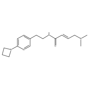 (E)-N-[2-[6-(Azetidin-1-yl)pyridin-3-yl]ethyl]-4-(dimethylamino)but-2-enamide结构式