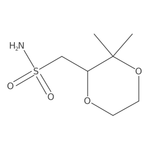 (3,3-Dimethyl-1,4-dioxan-2-yl)methanesulfonamide Structure