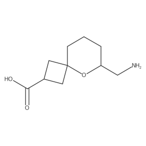6-(Aminomethyl)-5-oxaspiro[3.5]nonane-2-carboxylic acid Structure