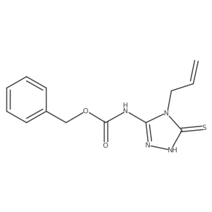 benzyl N-[4-(prop-2-en-1-yl)-5-sulfanyl-4H-1,2,4-triazol-3-yl]carbamate Structure