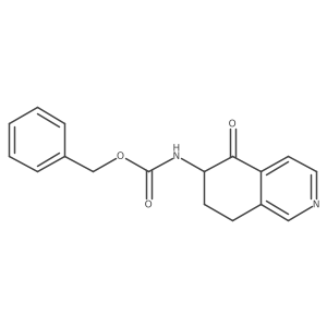 benzyl N-(5-oxo-7,8-dihydro-6H-isoquinolin-6-yl)carbamate结构式