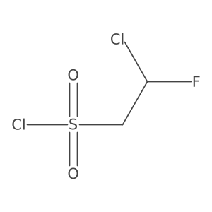 2-Chloro-2-fluoroethane-1-sulfonyl chloride结构式