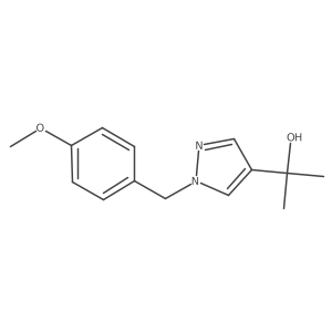 2-(1-(4-Methoxybenzyl)-1H-pyrazol-4-yl)propan-2-ol Structure