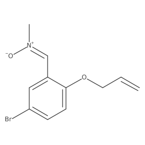 1-(5-bromo-2-prop-2-enoxyphenyl)-N-methylmethanimine oxide Structure