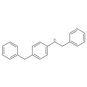 N-(4-benzylphenyl)pyrid-3-ylmethylamine结构式
