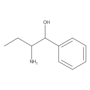 Benzenemethanol, alpha-(1-aminopropyl)-, (R*,R*)- Structure