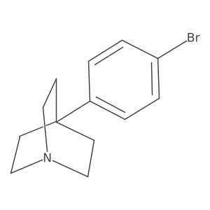 4-(4-Bromophenyl)-1-azabicyclo[2.2.2]octane Structure