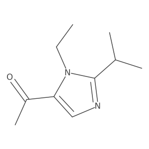 1-Ethyl-2-isopropyl-5-acetylimidazole Structure