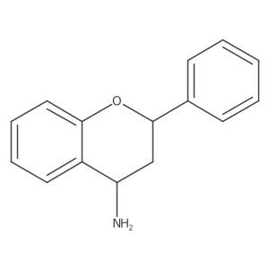 2-phenyl-3,4-dihydro-2H-chromen-4-ylamine Structure