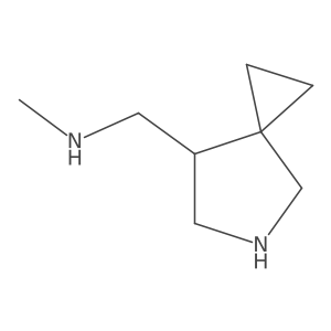 N-Methyl-5-azaspiro[2.4]heptane-7-methanamine结构式