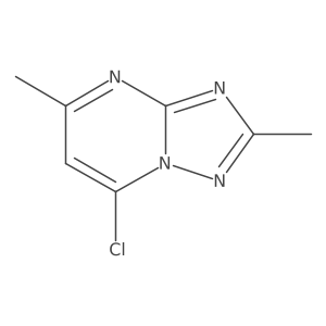7-Chloro-2,5-dimethyl-[1,2,4]triazolo[1,5-a]pyrimidine Structure