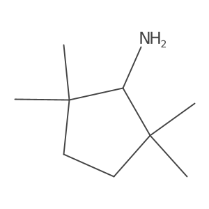 2,2,5,5-Tetramethylcyclopentylamine结构式