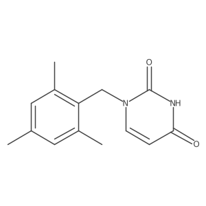 1-[(2,4,6-Trimethylphenyl)methyl]-2,4(1h,3h)-pyrimidinedione结构式
