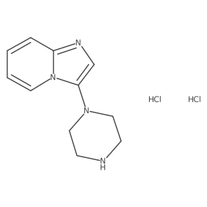 3-Piperazin-1-yl-imidazo[1,2-a]pyridine dihydrochloride结构式