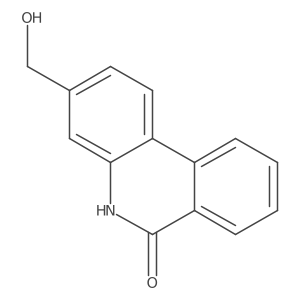 3-(hydroxymethyl)-6(5H)-phenanthridinone结构式