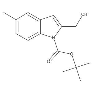 tert-butyl 2-(hydroxymethyl)-5-methyl-1H-indole-1-carboxylate Structure